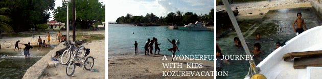 船着き場で遊ぶティプタ村の子ども達