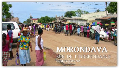 モロンダバのマーケット