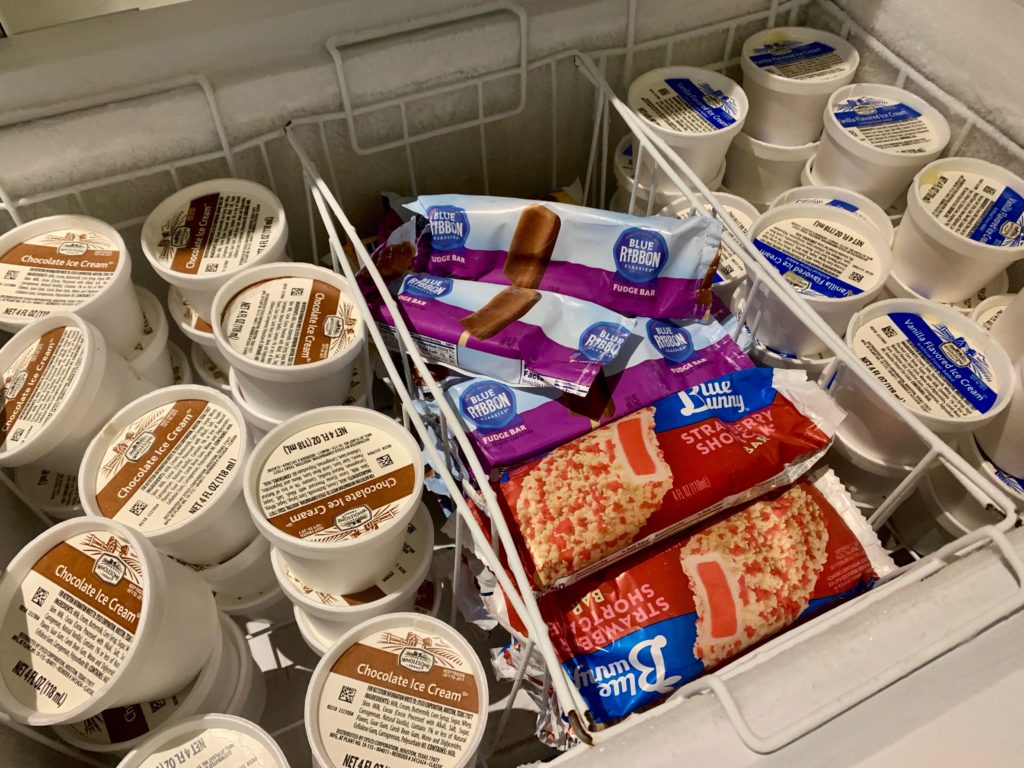 たくさんのアイスクリーム