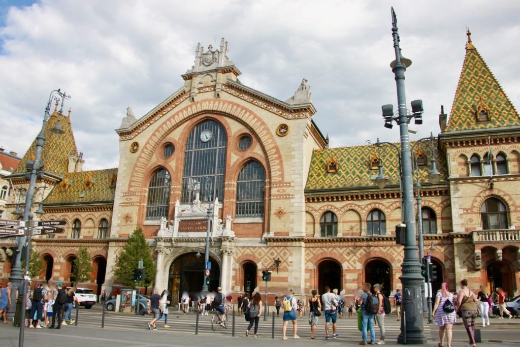 ブダペスト中央市場の外観