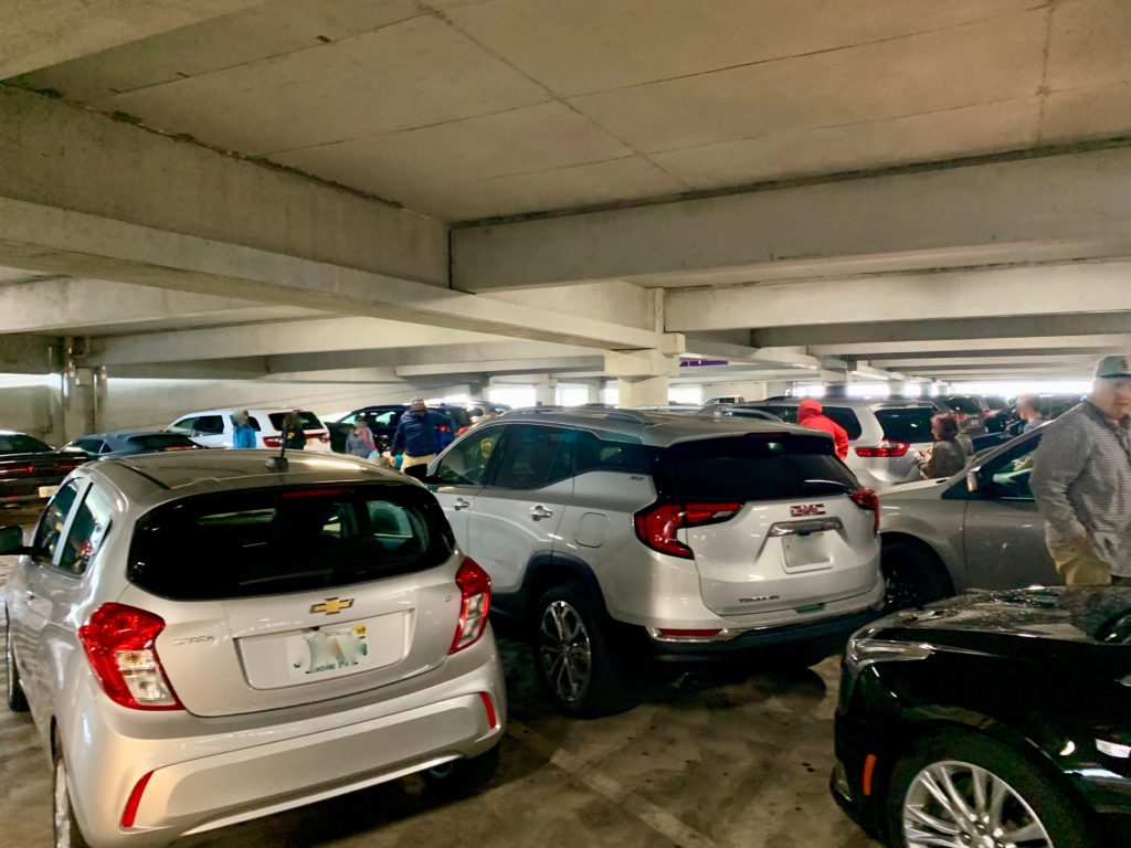 ユニバーサルオーランドリゾートの駐車場