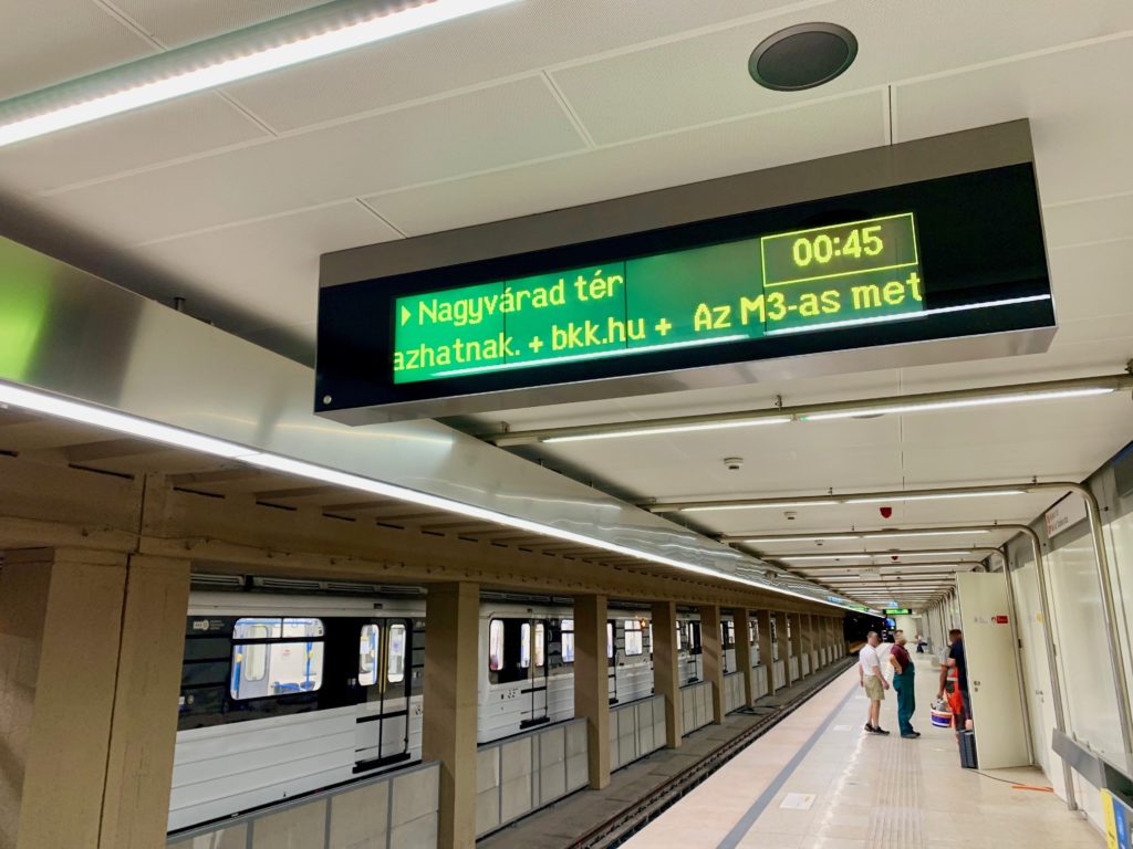 ブダペストの地下鉄3号線