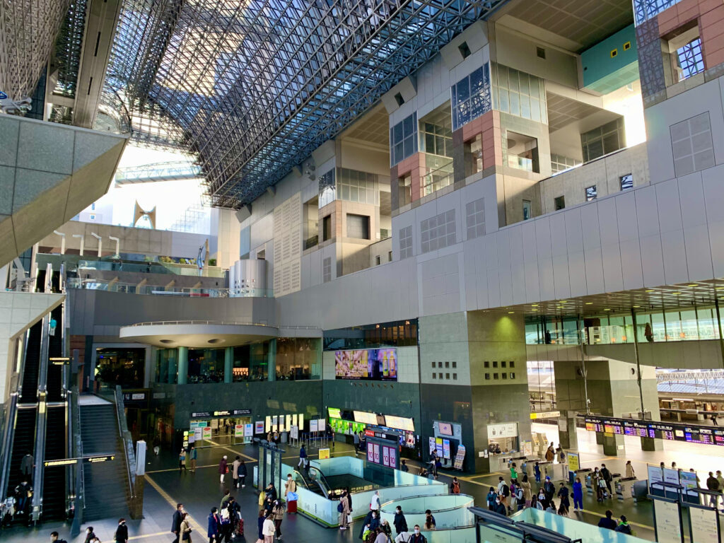 Inside Kyoto Station